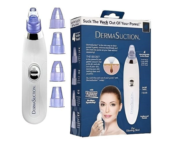 Derma suction Blackhead Remover Vacuum Acne Cleaner Black Spots Removal